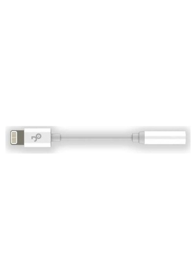 Jo-ıb01 Iphone 11/12/13/14 Plus Ile Uyumlu Bluetooth Modlu Bağlantı 3.5mm Dönüştürücü Beyaz