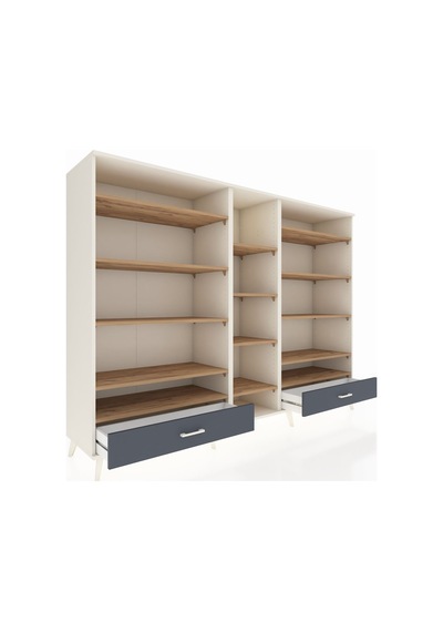 Hyperion Dolap 14 Raflı 2 Çekmeceli 220x44x163 Aytaşı-çam/antras Aytaşı-çam/antrasit Hyperion Dolap 14 Raflı 2 Çekmeceli 220x44x163 Aytaşı-çam/antras Aytaşı-çam/antrasit