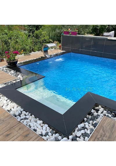DEKOR HAVUZ 350x290 mm KOBRA TİPİ PASLANMAZ HAVUZ ŞELALE AISI 316
