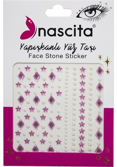 Nascita Yapışkanlı Yüz Taşı Pembe