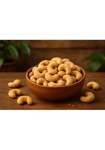 Süt Mısır Soslu Kaju Kuruyemiş 120gr - Fırınlanmış Yağsız Atıştırmalık 120 G