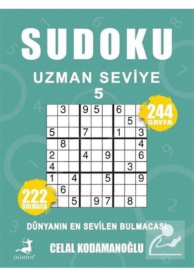 Sudoku Uzman Seviye 5 - Celal Kodamanoğlu - Olimpos Yayınları