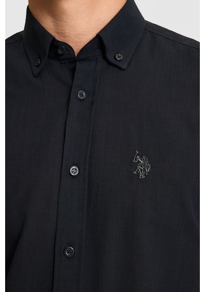 U.S. Polo Assn. U.s. Polo Assn. Erkek Siyah Gömlek Kısa Kollu 50324727-vr046 U.S. Polo Assn. U.s. Polo Assn. Erkek Siyah Gömlek Kısa Kollu 50324727-vr046
