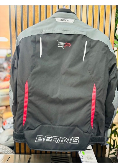 Bering 0069 Gang 4 Mevsim Motosiklet Montu Siyah-gri-kırmızı