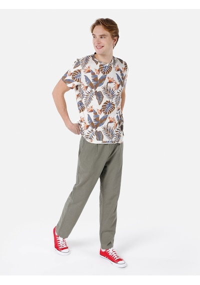Colin's Colins Bej Erkek Tshirt K.Kol Cl1067731 Q1.V2 Beı Bej