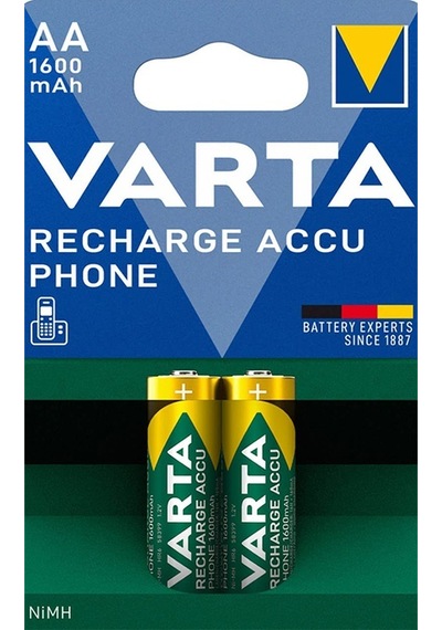 VARTA NI-MH 1.2V 1600 MAH HR6 AA ŞARJLI 2Lİ KALEM PİL