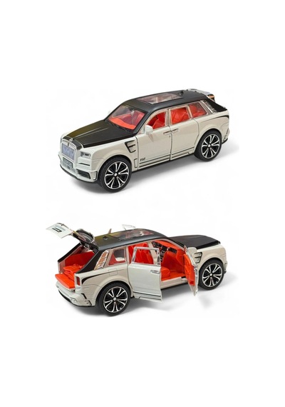 Rolls Royce Cullinan Metal Model Araba 1:32 - Sesli Işıklı Kapıları Açılan Oyuncak Jip 18 Cm