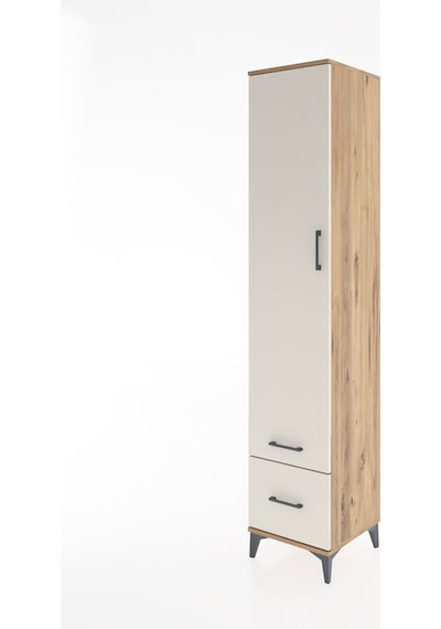 Hyperion Dolap 3 Raflı 2 Çekmeceli Tek Askılı 44x44x221 Çam-aytaşı Atlas Çam