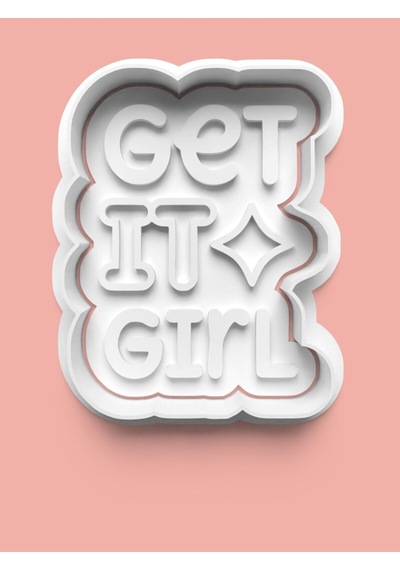 Girl Kurabiye Kalıbı Ve Şeker Hamuru Kalıbı 4'lü Set
