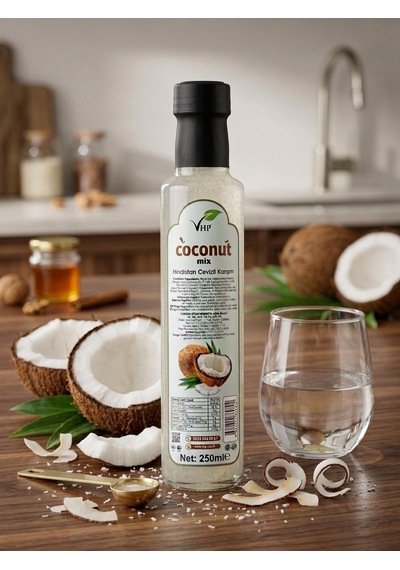 Vhp Coconut Mix Hindistan Cevizi Bitkisel Karışım 250 Ml Metabolizma Ve Enerji Desteği