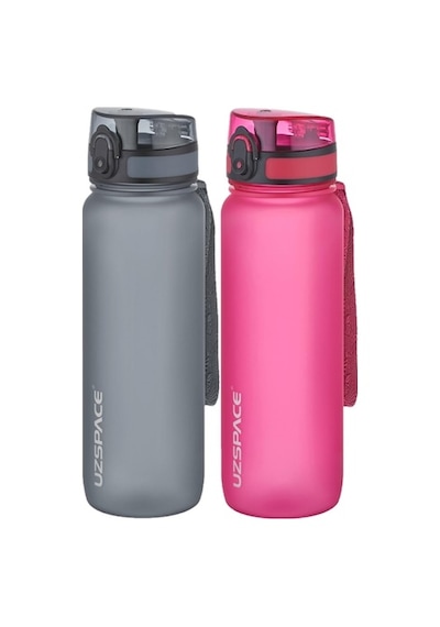 Uzspace Tritan Bpa'sız 25 CM Su Matarası 2'li Set 800 ML