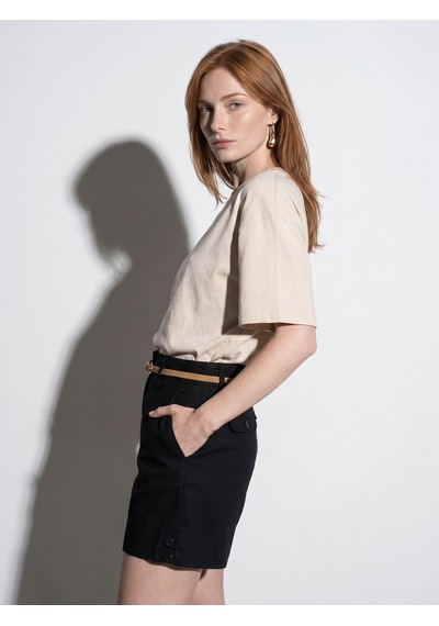 Dilvin 31017 %100 Pamuk Basic T-shirt-taş