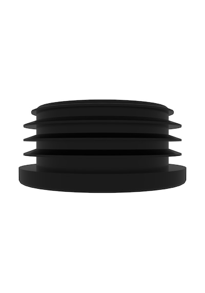 Cateksss 45 Mm Boru İçin Kademeli İçe Geçme Boru Tapası, Boru Kapak, Boru Tapa Siyah - 54 Lü Paket