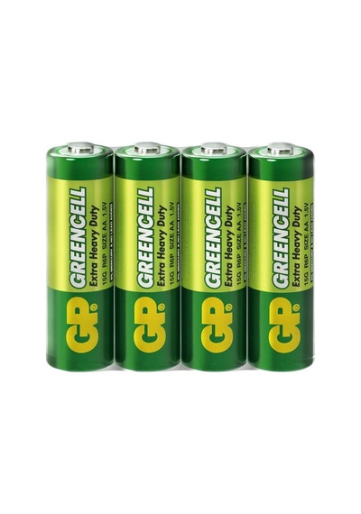 Gp Batteries Gp15g Greencell R6p/1215/aa Kalem Pil, 1.5 Volt, 40'lı Kutu 12'li Paket