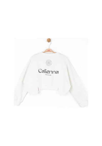Nk Kids Kız Çocuk Sweatshirt 37818 Ekru