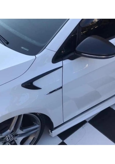 Çamurluk Venti Parlak Siyah 2 Adet Sağ Sol Takım Bantlı N11.469
