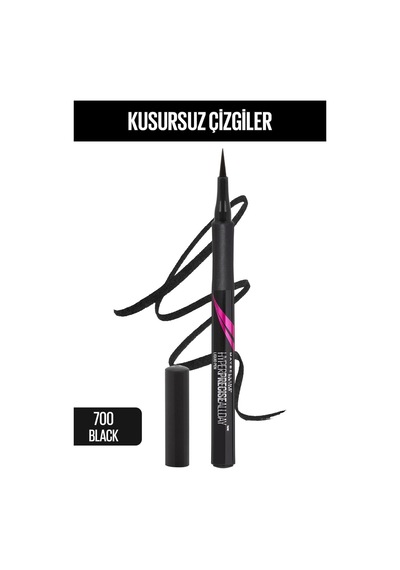 Maybelline New York Hyper Precise All Day Eyeliner - 700 Black Siyah Diğer