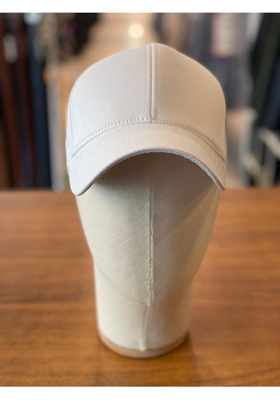 Hamze Düz Basic Pamuklu Unisex Cap Şapka Beyaz