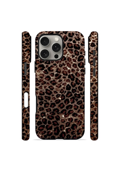 Velvoria Valestra Klasik Leopar Apple Apple iPhone Uyumlu 16 Pro Max Magsafe Koruma Kılıfı Valestra Magline - Klasik Leopar