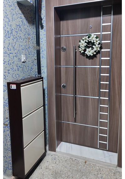 Kaser Marka 3 Kapaklı Metal Ayakkabılık (539130483) Kahverengi