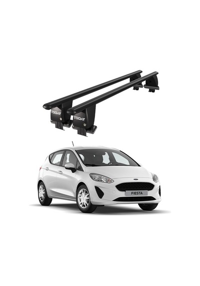 Royal Ford Fiesta Vıı 2017 Ve Sonrası Uyumlu Siyah Kilitli Ara Atkı Port Bagaj Tavan Barı