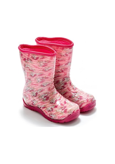 Twigy Nn0607 Yağmur Pembe Çocuk Çizme Pembe