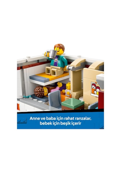 LEGO® City Tatil Macera Karavanı 60454 - 6 Yaş ve Üzeri Çocuklar için Yaratıcı Oyuncak Yapım Seti (385 Parça)