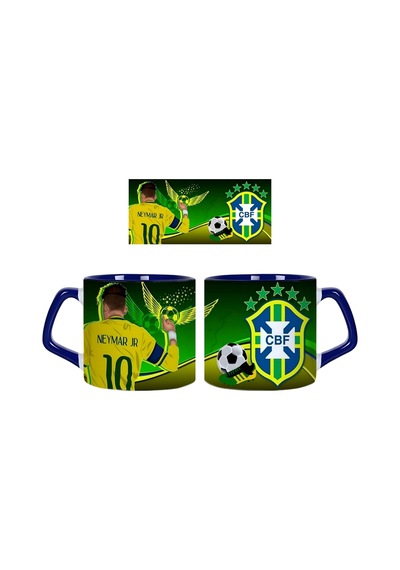 Brezilya Neymar Jr. Kupa Bardak Tek Adet 093 Çok Renkli