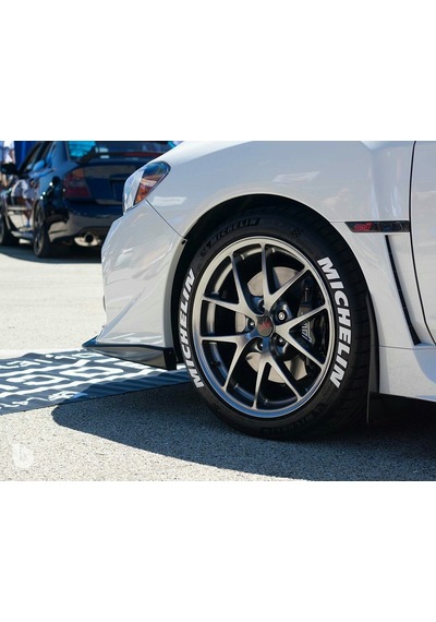 Beyaz Michelin Lastik Yazısı 2.5 Cm Ürün 4 Adet + Yapıştırıcı Tutkal