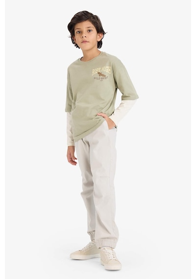 Defacto Erkek Çocuk Jogger Fıt Jogger Paça Gabardin Pantolon B6713a826smgr296 Gri-gr296 Defacto Erkek Çocuk Jogger Fıt Jogger Paça Gabardin Pantolon B6713a826smgr296 Gri-gr296