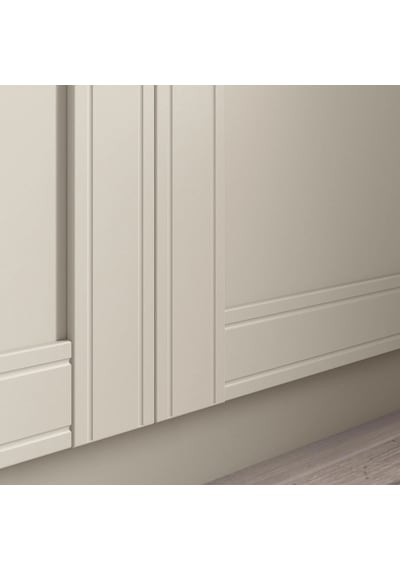 Ikea Beyaz Sağlam Kapaklı Gardırop Beyaz-açık Bej