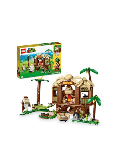 Super Mario Donkey Kong'un Ağaç Evi Ek Macera Seti 71424 - 8 Yaş Ve Üzeri Çocuklar Için Yaratıcı Oyuncak Yapım Seti 555 Parça