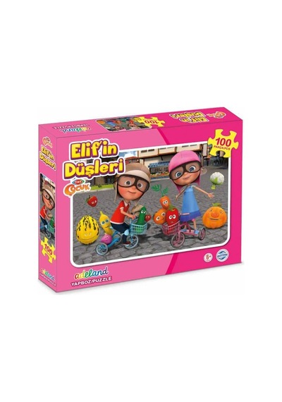 Yapboz Puzzle Elifin Düşleri 100 Parça - Adeland