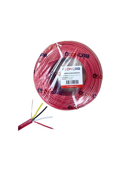 Oncab 2x2x0.60mm Jysty Yangın Alarm Kablosu 100mt