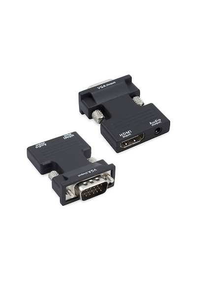 Hdmi To Vga Kablo Çevirici Ses Destekli Receiver Ps3 Ps4 Laptop (539124494)