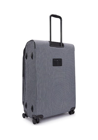 Kipling Kıplıng New Youri Spin L Büyük Boy Tekerlekli Valiz Siyah Sıgnature Prınt