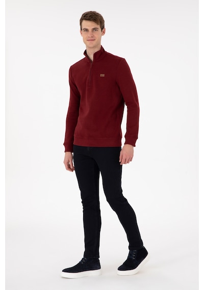 U.s. Polo Assn. Erkek Bordo Sweatshirt 50298243-vr014 Bordo