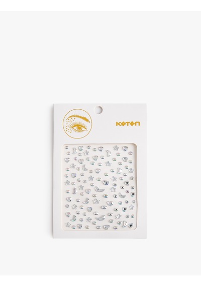 Koton Ay Ve Yıldız Şekilli Sticker Seti Multıcolor 6wak71069aa Mavi