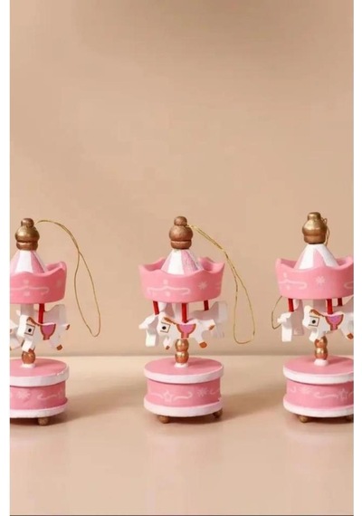 Nostaljik Pembe Mini Atlı Karınca Seti 6'lı
