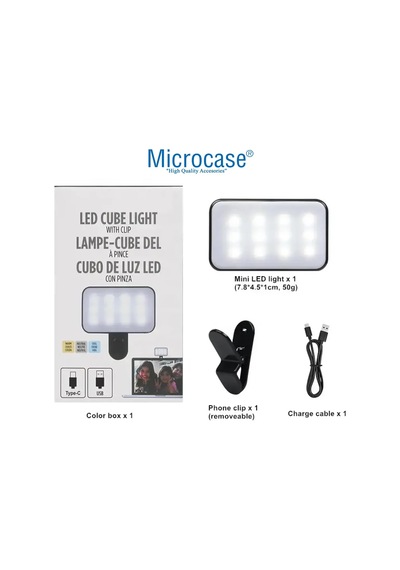 Tr Py11 Şarjlı 3 Işık Modlu Softbox Mini Cep Ledi - Al5206