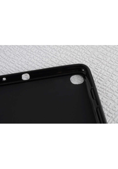 Goocamp Galaxy Tab A 10.1 2019 T510 Kılıf Uyumlu Tablet Süper Silikon Kapak-siyah Tablet Kılıfı