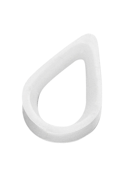 Thimble For 12Mm Rope. Nylon Pa. White