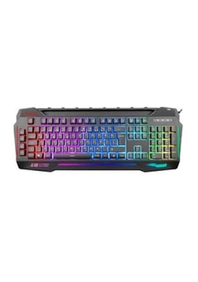 Rampage Kb-r63 Stage Siyah 4 Makro Fonksiyon Sese Duyarlı Işıklı Rgb Q Usb Oyuncu Klavyesi Kdo
