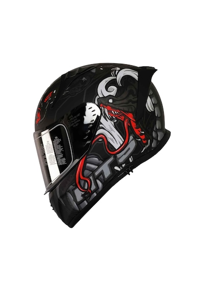 Mts Pro Helmets M-801 Snake Full Face Motosiklet Kaskı Myth Grey