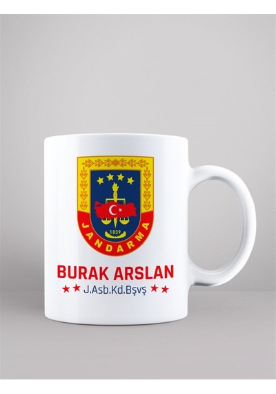 Jandarma Kişiye Özel Baskılı Kupa