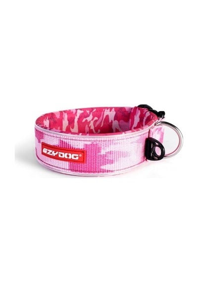 Ezydog Neo Classic Wide Büyük Köpekler İçin Geniş Boyun Tasması 3xl Pembe Kamuflaj Çok Renkli
