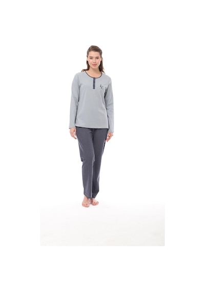 Pijadore 1532 Kadın Uzun Kollu Pijama Takım 001
