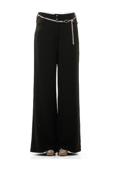 Soralline Kadın Abiye Pantalon 1678 Siyah Siyah