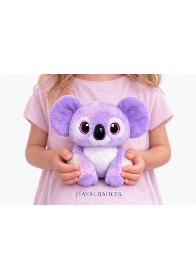 Koala Peluş Oyuncak 30 Cm Açık Mor