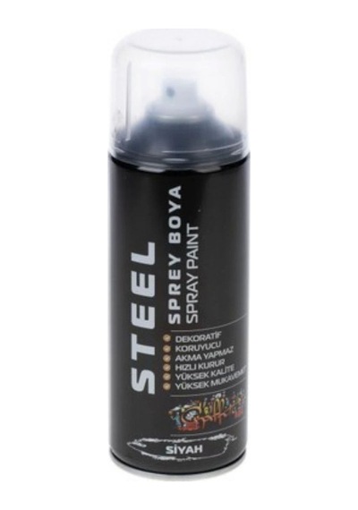 Siyah Sprey Boya 400 Ml Çok Renkli